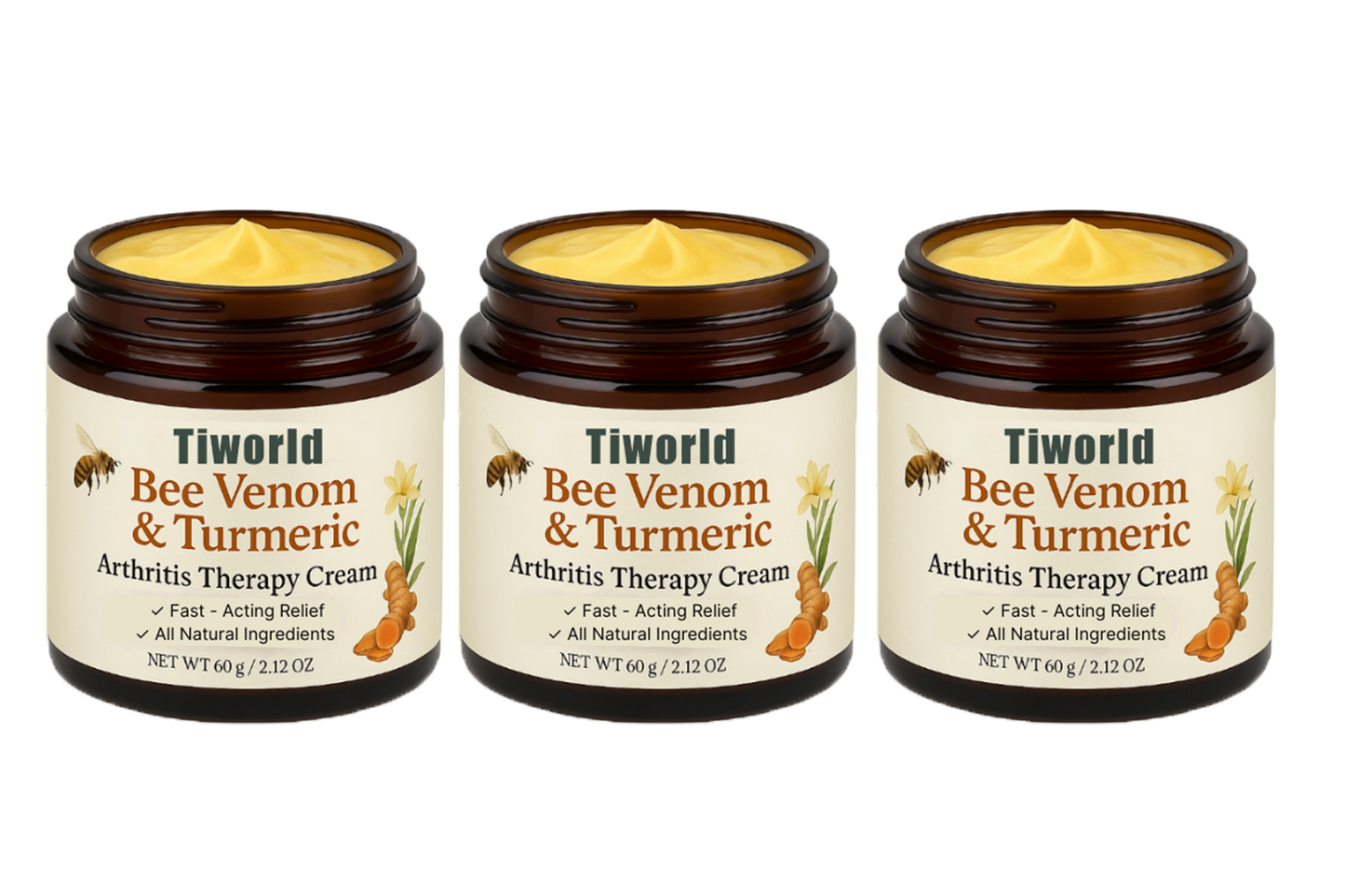 Tiworld Bee Venom & Turmeric Arthritis Therapy Cream