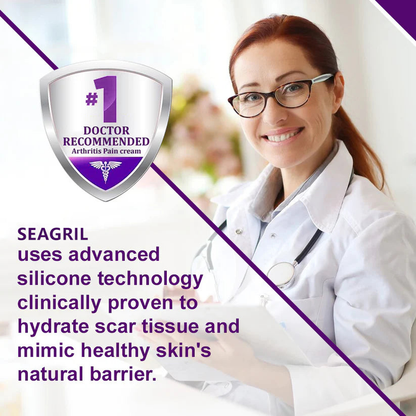 SEAGRIL™ Scar Gel –  Clinically Proven Formula to Soften, Flatten & Fade Scars from Surgery, Acne, Burns, and Keloids