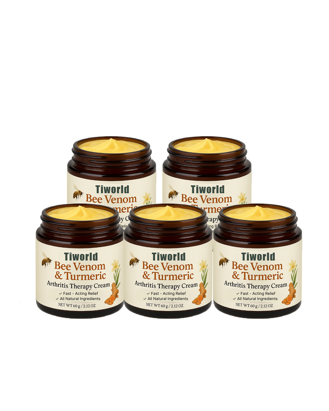 Tiworld Bee Venom & Turmeric Arthritis Therapy Cream