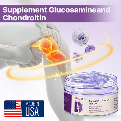 SEAGRIL™ Curcumin & Emu Oil Pain Gel – 🏥Backed by US Osteopathic Experts