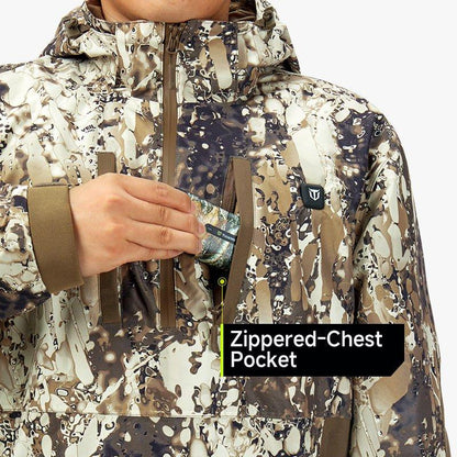 [⚡Flash Sale] Cold Weather Heated Jacket for Men: Waterproof Duck Hunting Coat with Fleece Lining | The Ultimate Battery Heated Apparel