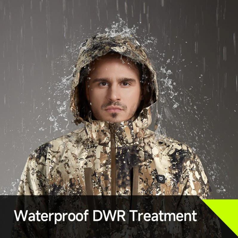 [⚡Flash Sale] Cold Weather Heated Jacket for Men: Waterproof Duck Hunting Coat with Fleece Lining | The Ultimate Battery Heated Apparel