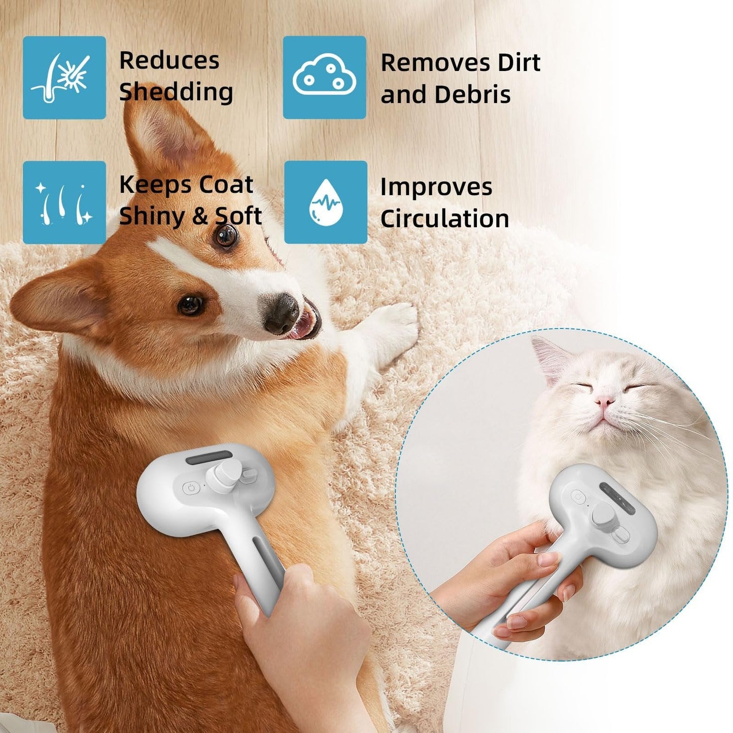 🐶Pet Spray Hair Removal Comb🐶