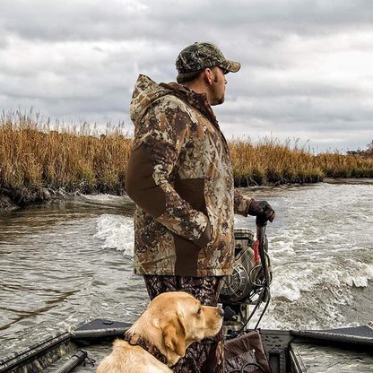 [⚡Flash Sale] Cold Weather Heated Jacket for Men: Waterproof Duck Hunting Coat with Fleece Lining | The Ultimate Battery Heated Apparel