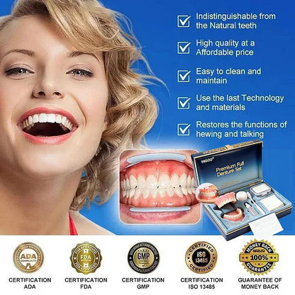 🔥🔥🔥Ends Today: 70% OFF!🦷 Yagoo® Custom-Fit Full Functional Dentures Make you more confident