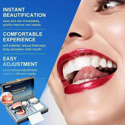🔥🔥🔥Ends Today: 70% OFF!🦷 Yagoo® Custom-Fit Full Functional Dentures Make you more confident