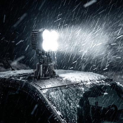 Motorized Remote Control Laser LED Searchlight: Command the Night！💡🔥✨