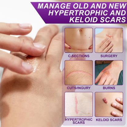 SEAGRIL™ Scar Gel –  Clinically Proven Formula to Soften, Flatten & Fade Scars from Surgery, Acne, Burns, and Keloids