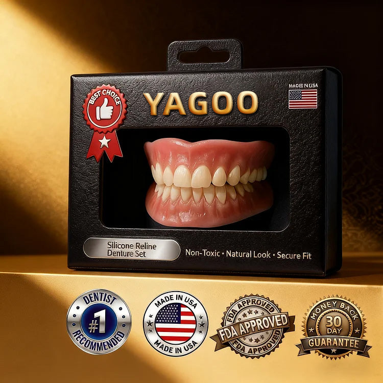 🔥Authentic products shipped🦷70% OFF! YAGOO Custom-Fit Full Functional DenturesMake you more confident-Made in the USA & FDA-Certified
