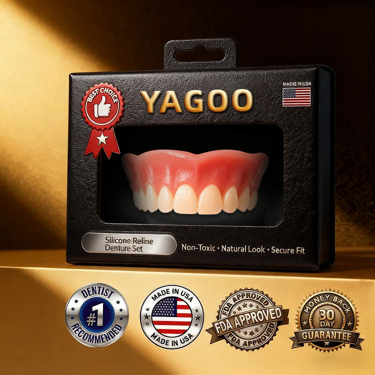🔥Authentic products shipped🦷70% OFF! YAGOO Custom-Fit Full Functional DenturesMake you more confident-Made in the USA & FDA-Certified