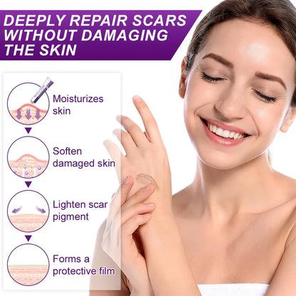 SEAGRIL™ Scar Gel –  Clinically Proven Formula to Soften, Flatten & Fade Scars from Surgery, Acne, Burns, and Keloids