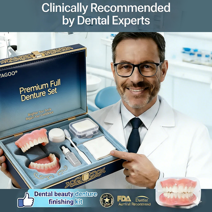 🔥🔥🔥Ends Today: 70% OFF!🦷 Yagoo® Custom-Fit Full Functional Dentures Make you more confident