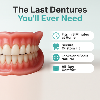 🔥🔥🔥Ends Today: 70% OFF!🦷 Yagoo® Custom-Fit Full Functional Dentures Make you more confident