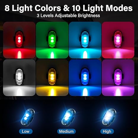 🔥Last Day 49% OFF🔥Wireless LED Multi-Color Strobe Light