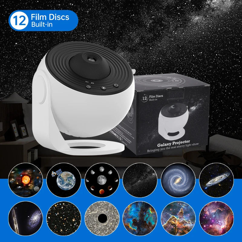 🌌“Turn Any Room Into a Starry Night ✨”--Galaxy Star Projector Lamp
