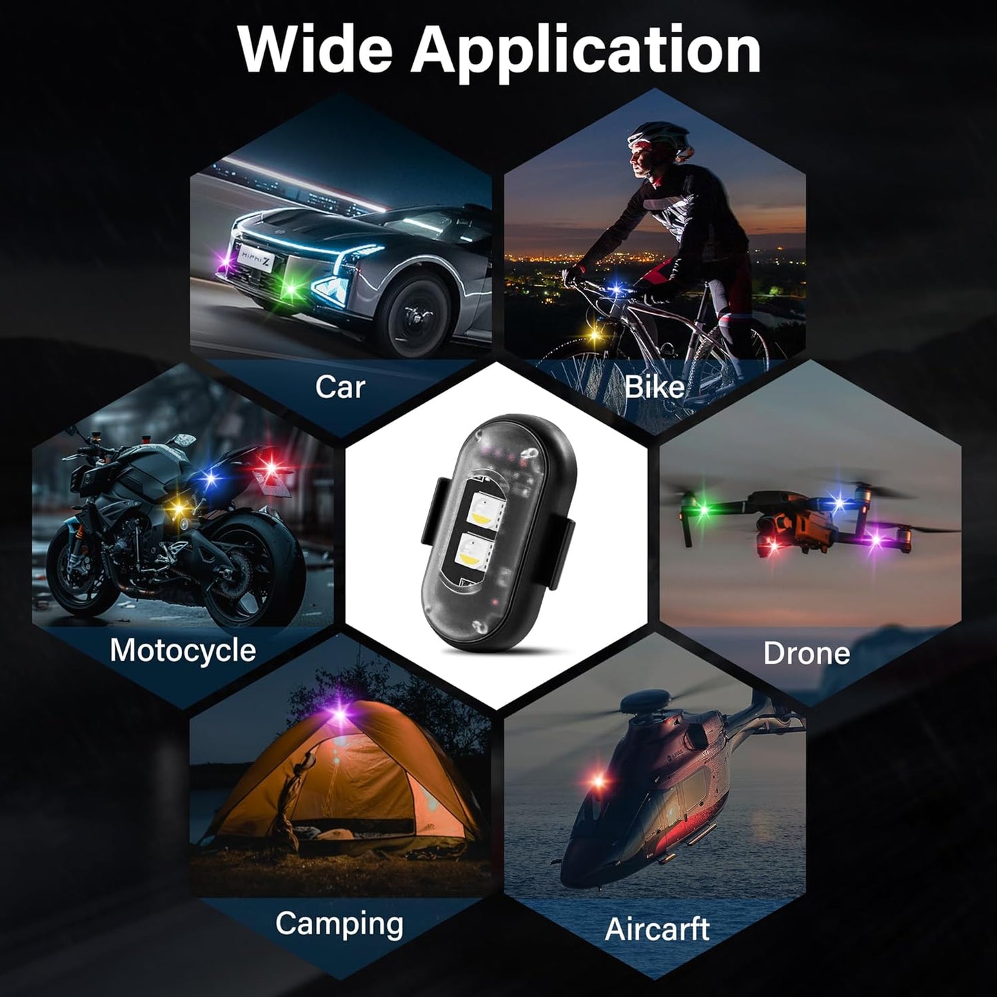 🔥Last Day 49% OFF🔥Wireless LED Multi-Color Strobe Light